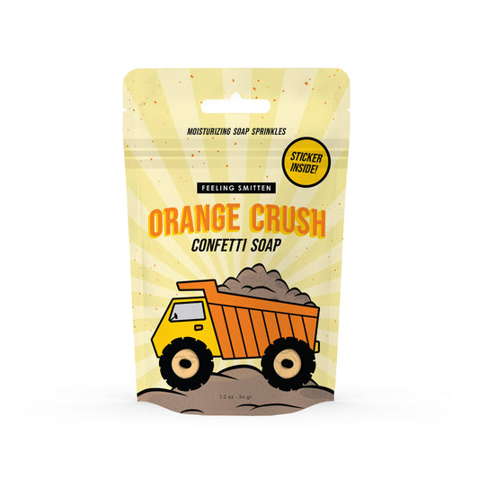 Truck Shaped Bath Confetti (Orange Crush)