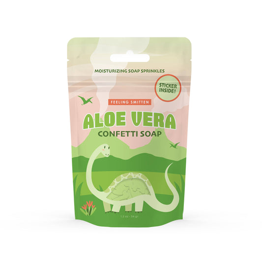 Dino Shaped Bath Confetti (Aloe Vera)