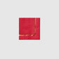 Cocktail Napkins: Dark Red Brushstroke