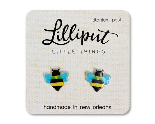 Hypoallergenic Earrings: Honey Bee