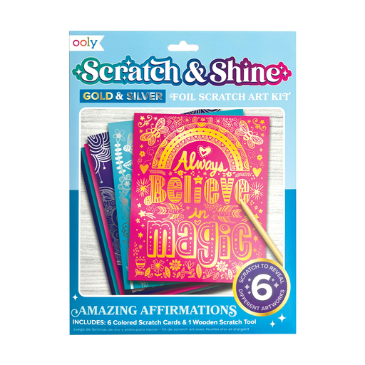 Scratch & Shine Scratch Cards: Amazing Affirmations