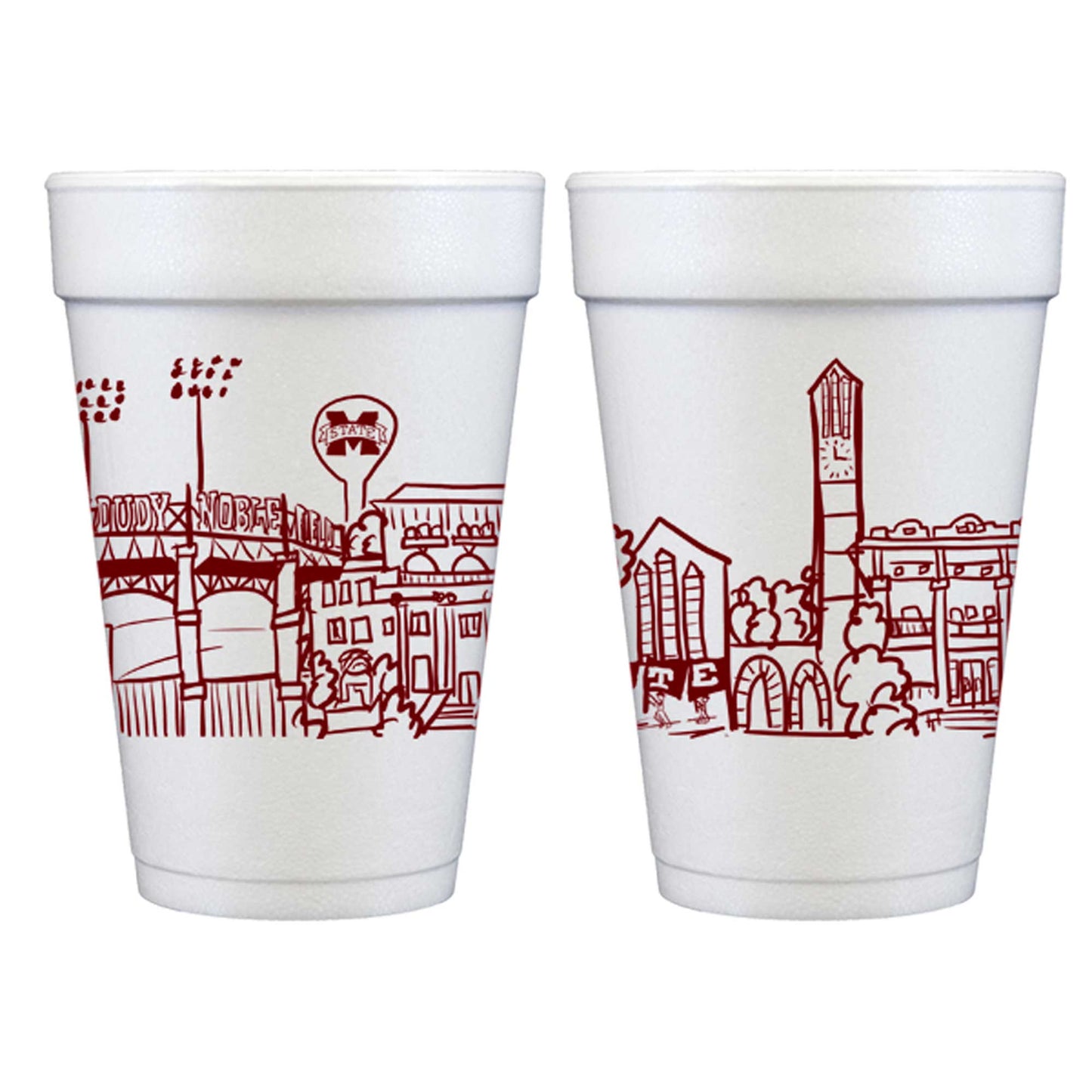 Foam Cup: Mississippi State University Skyline