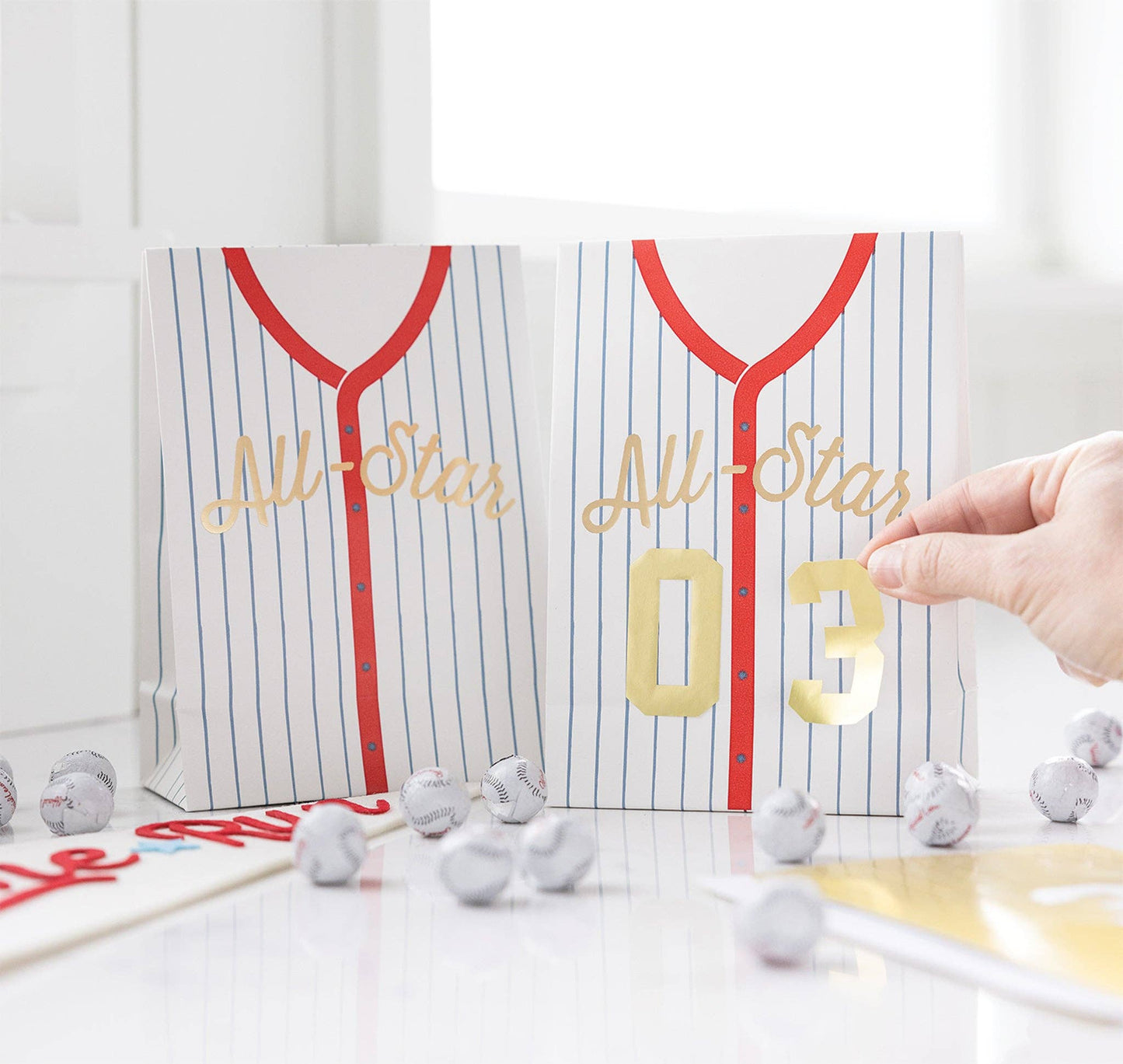 Baseball Treat Bags