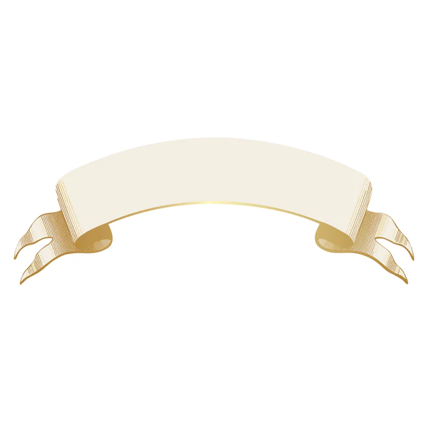 Hester & Cook Table Accent: Classic Gold Banner
