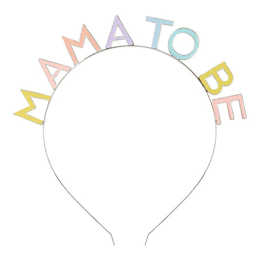 Talking Tables Metal Headband: 'Mama to Be' Pastel