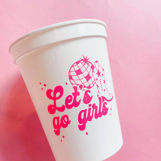 Rock Paper Scissors Stadium Cups: Let's Go Girls