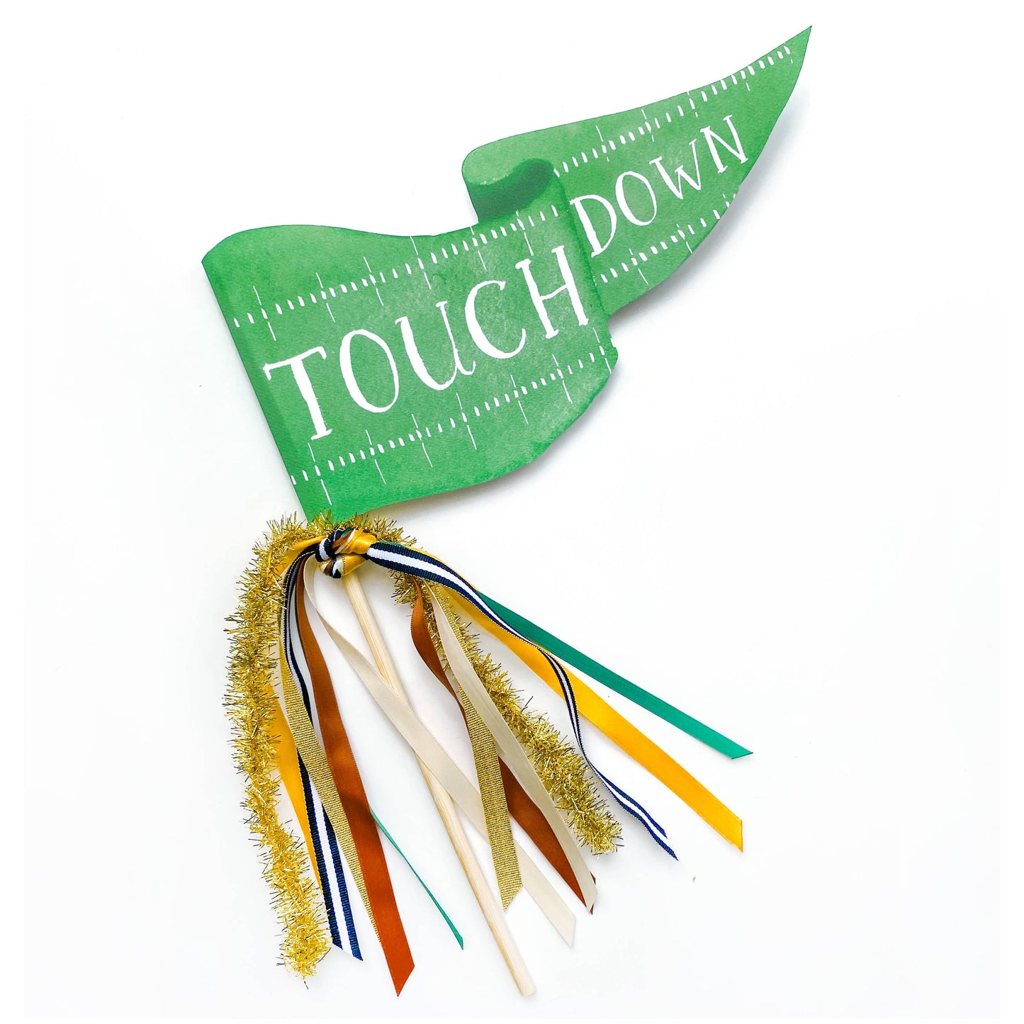 Cami Monet Football Tailgate Party Pennant: Touchdown