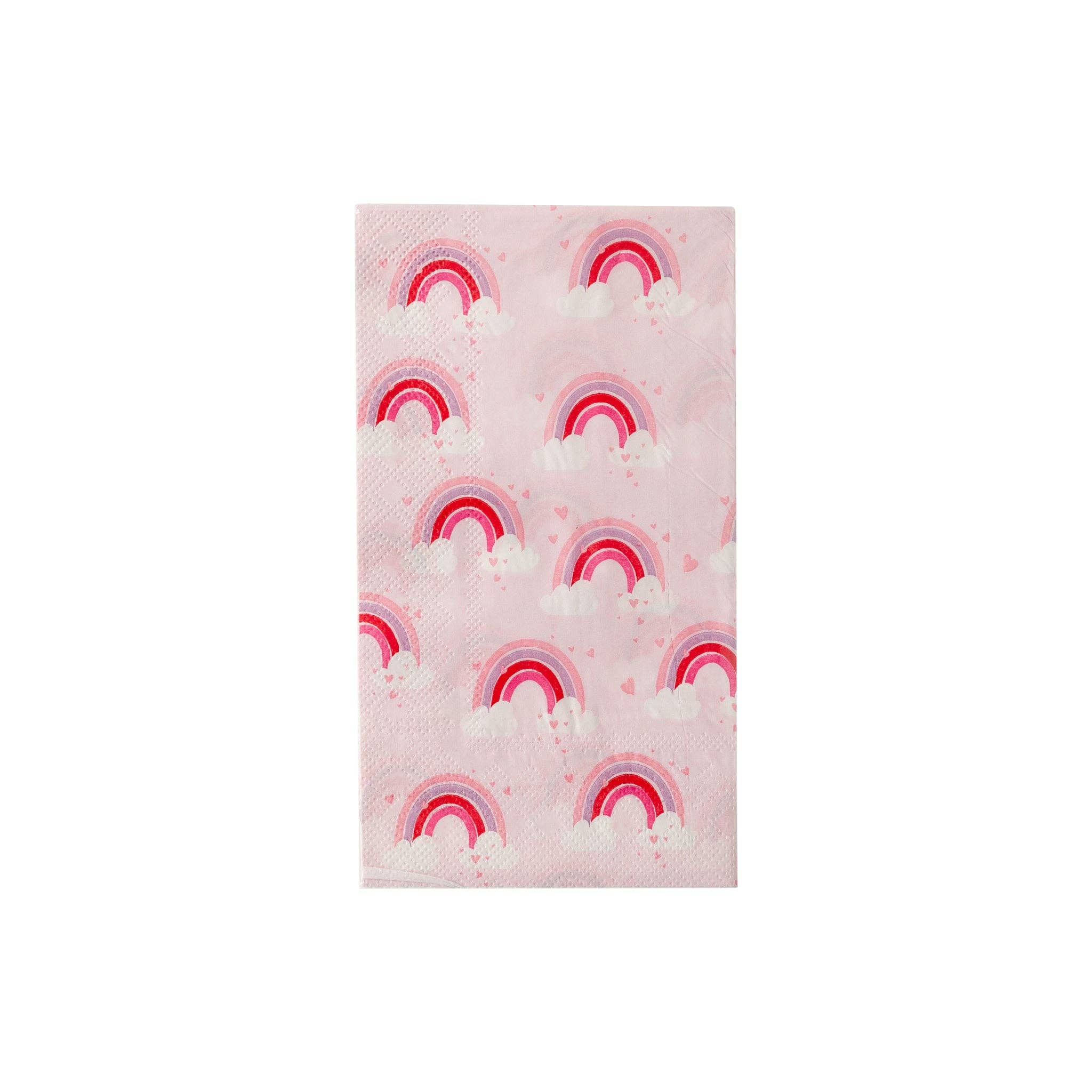 Valentine Rainbow Shaped Guest Towel Napkins - Thumbnail 2