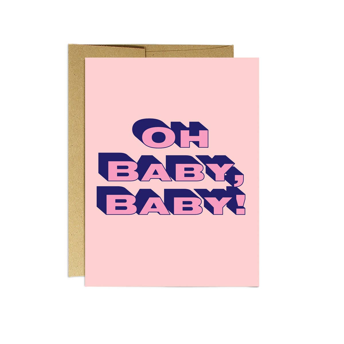 Party Mountain Paper co. - Oh Baby Baby | New Baby Card