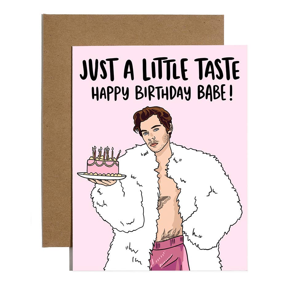 Brittany Paige Card: Harry Just A Little Taste