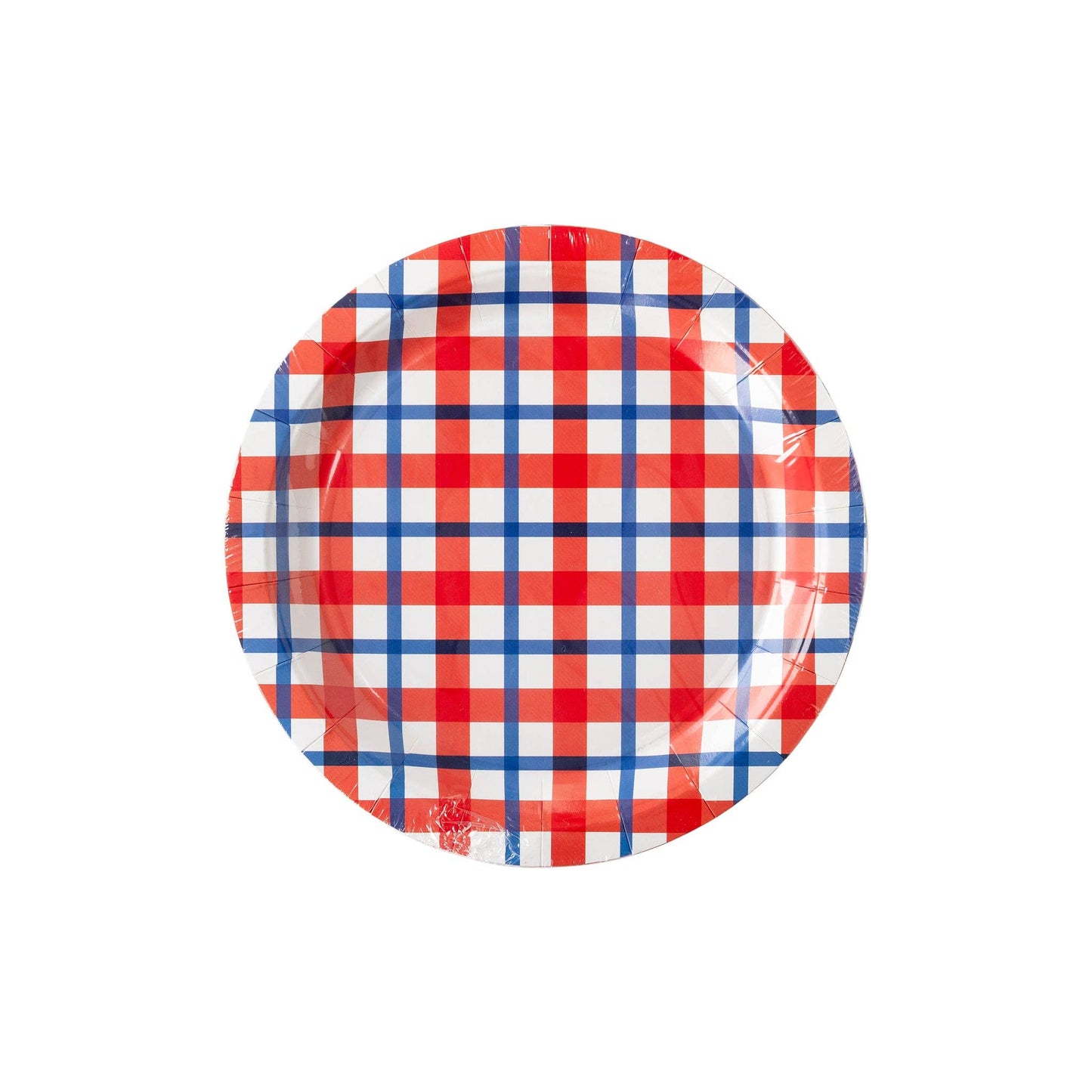 Paper Plate: Americana Plaid