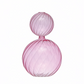Creative Co-Op Twisted Glass Vase: Pink