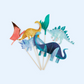 Dinosaur Kingdom Cake Toppers
