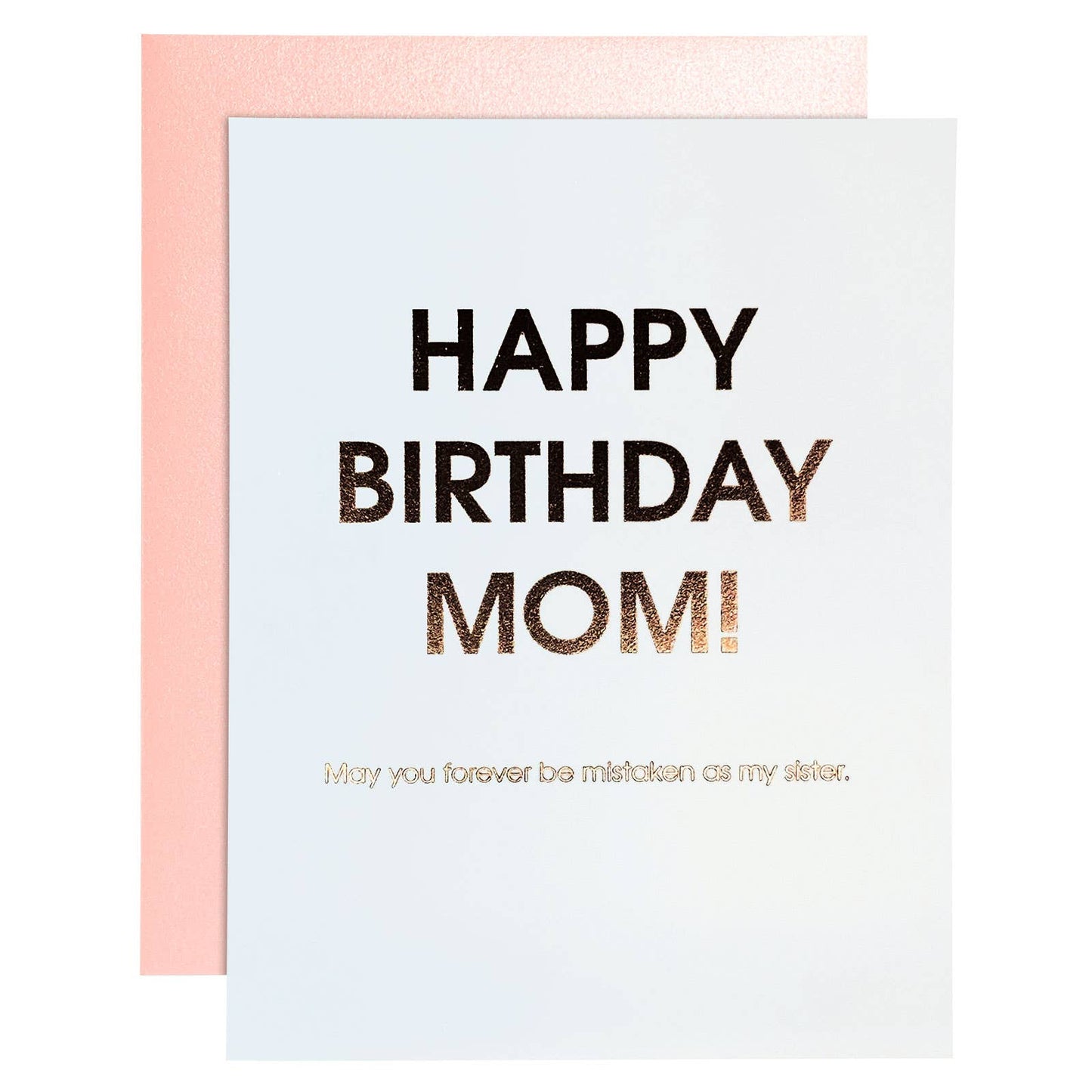 Letterpress Greeting Card: Mistaken Sister