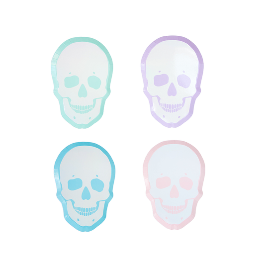 Dessert Plates: Pastel Skull