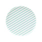 Oh Happy Day Party Shop Large Pattern Plates: Mint Stripes