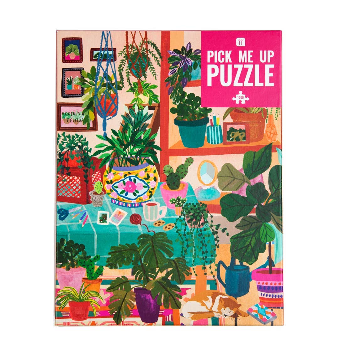 Talking Tables - 1000-Piece Houseplant Puzzle and Poster