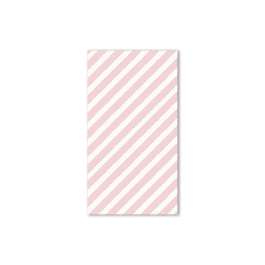 Dinner Napkin: Gingerbread Pink Stripe