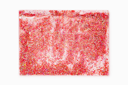 Taylor Elliott Designs Confetti Placemat: Red & Pink