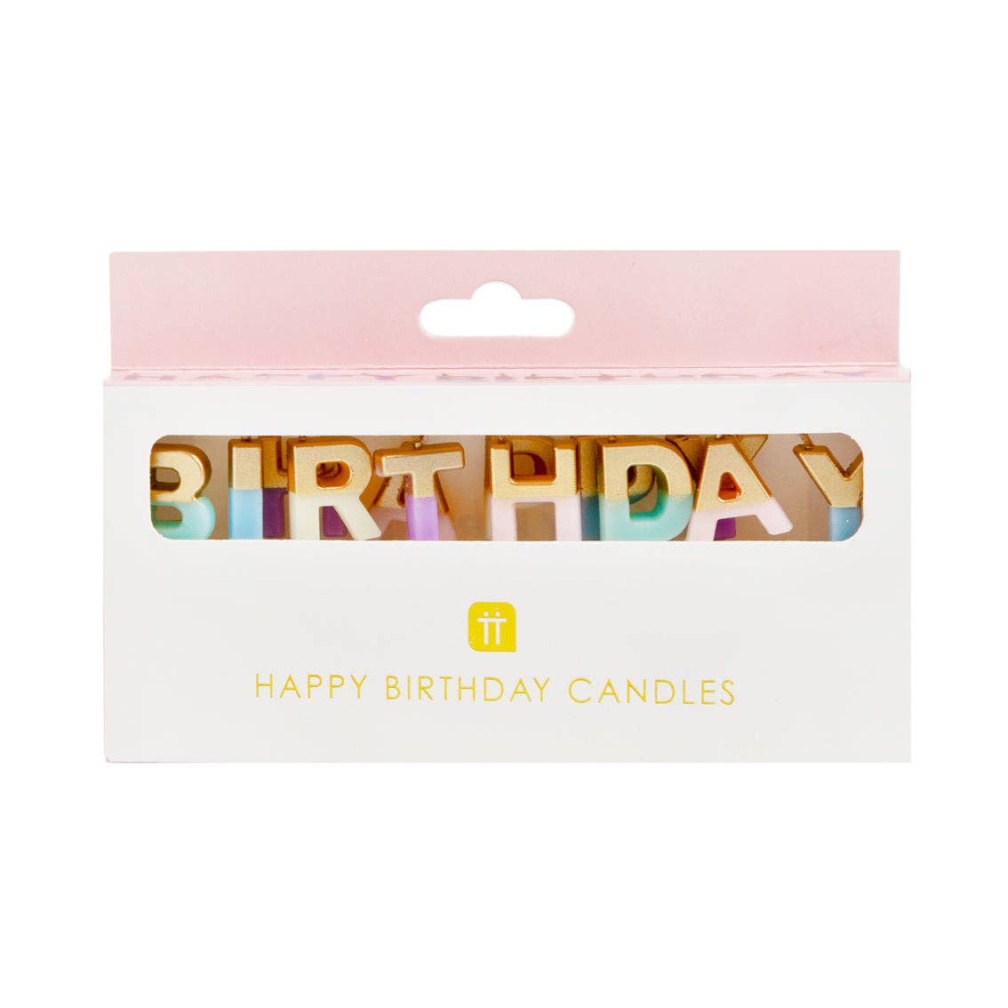 Talking Tables Happy Birthday Candles: Pastel Colors
