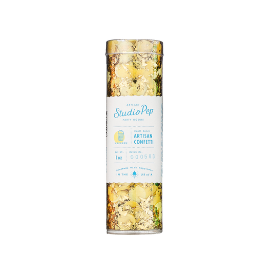 Artisan Confetti Tube: Popcorn