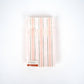 Pink and Gold Stripe Guest Towels