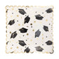 Graduation Cap Scatter Scalloped Paper Plate