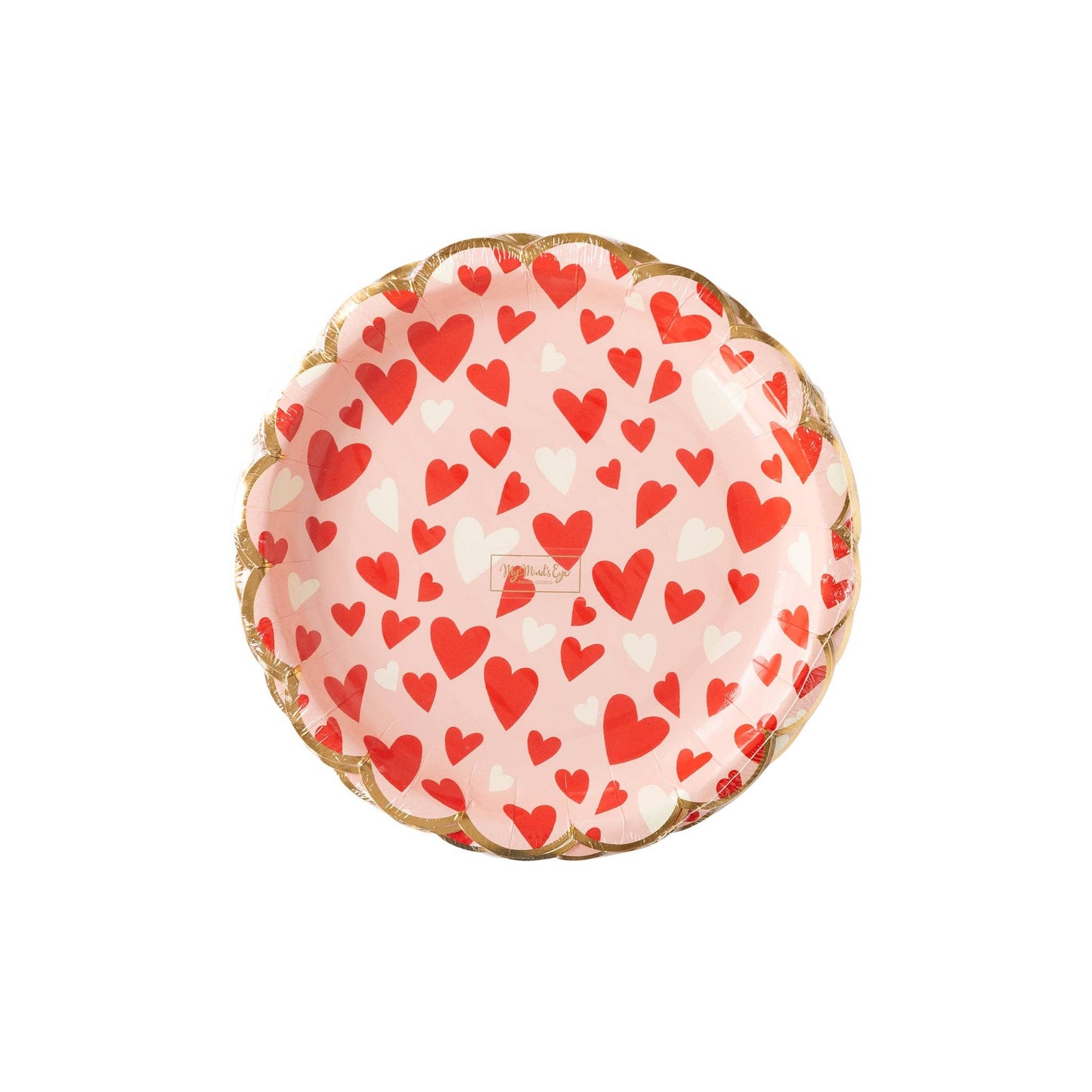 Scalloped Plates: Valentine Heart Scatter