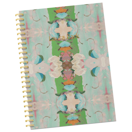 Spiral Notebook: Monet's Garden Green