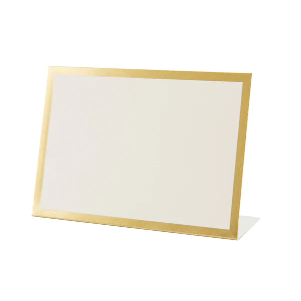 Place Cards: Gold Frame