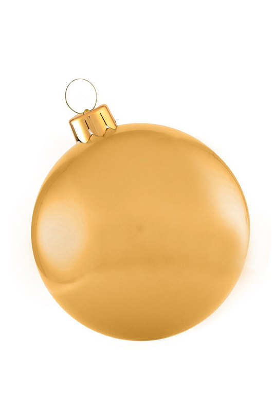 Holiball Inflatable Ornament Classic: Vintage Gold (Multiple Sizes)