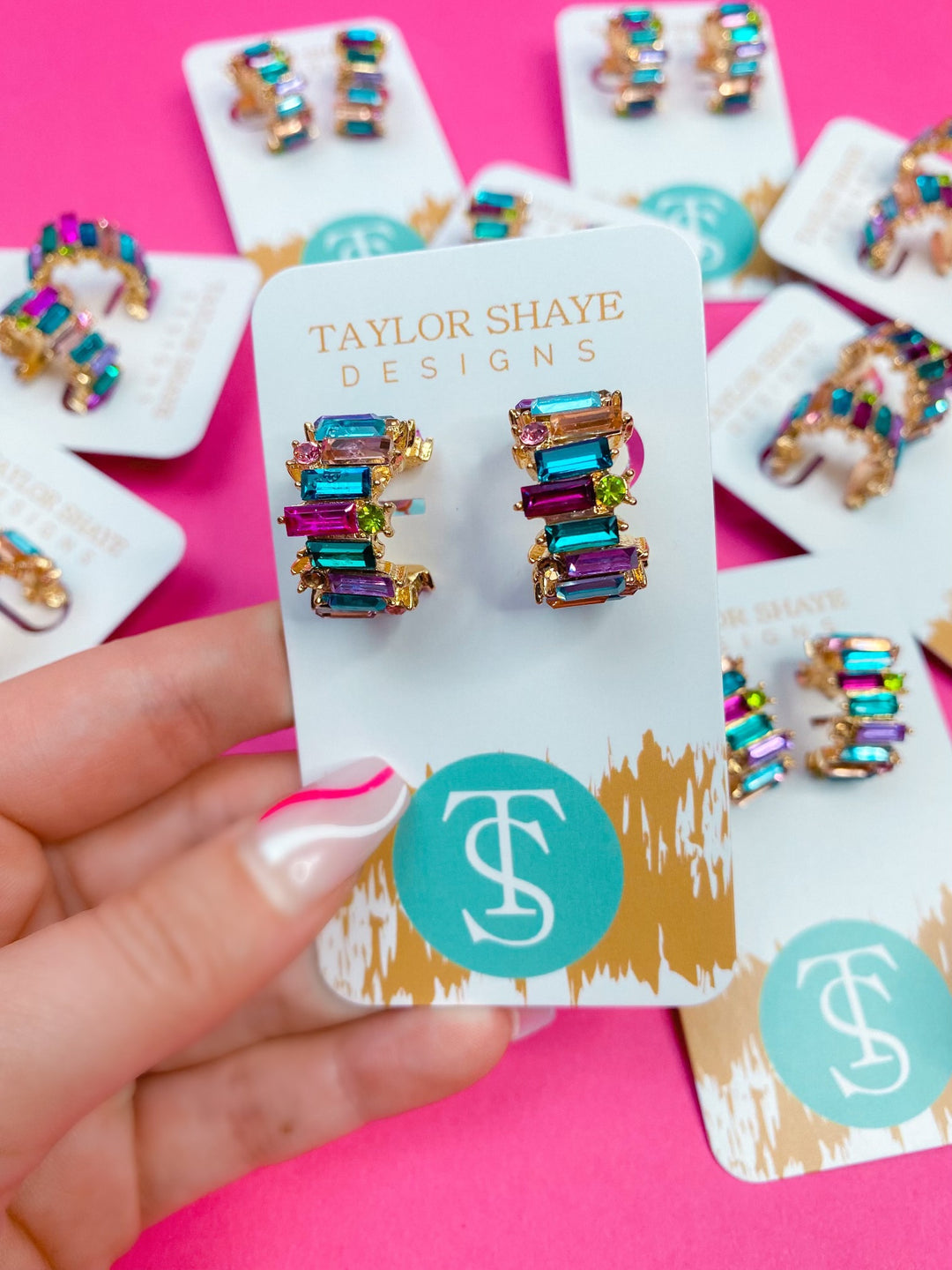 Taylor Shaye Designs Earrings: Aria Hoops