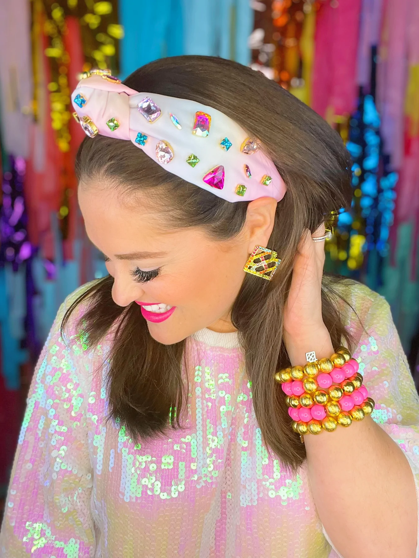 Brianna Cannon: Confetti Crystal Ombré Headband