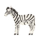 Shaped Napkins: Safari Zebra