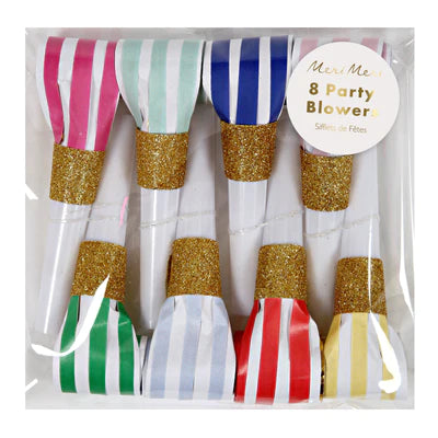 Party Blowers: Bright Stripe