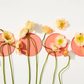 Small Low Rim Plates: Neon Coral
