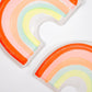 Shaped Plates: Neon Rainbow