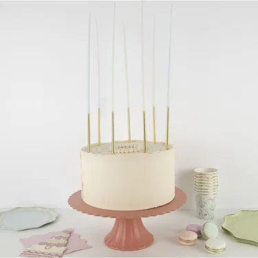 Tall Tapered Candles: Ladure Paris Gold Leaf